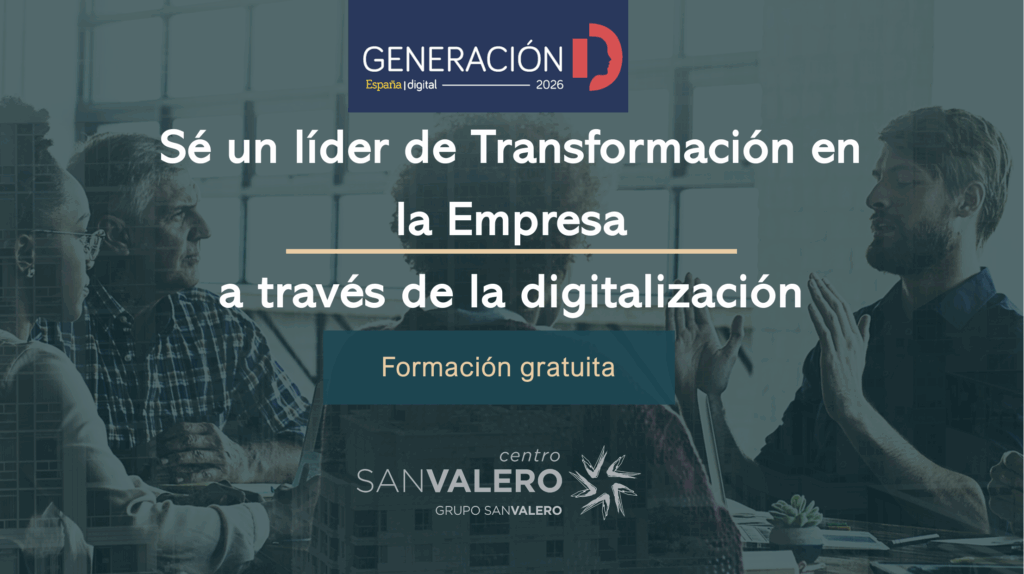 Curso gratuito de Transformación Digital con San Valero y EOI